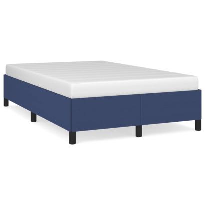 Cadru de pat, albastru, 120x190 cm, material textil GartenMobel Dekor