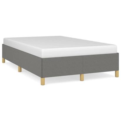 Cadru de pat, gri închis, 120x190 cm, material textil GartenMobel Dekor