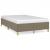 Cadru de pat, gri taupe, 120x190 cm, material textil GartenMobel Dekor