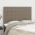 Tăblii de pat, 4 buc, gri taupe, 72x5x78/88 cm, textil GartenMobel Dekor