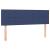 Pat box spring cu saltea, albastru, 140x200 cm, textil GartenMobel Dekor