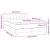 Pat box spring cu saltea, albastru, 140x200 cm, textil GartenMobel Dekor