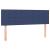 Pat box spring cu saltea, albastru, 140x200 cm, textil GartenMobel Dekor