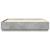 Cadru de pat cu lumini LED gri beton 200x200 cm lemn prelucrat GartenMobel Dekor