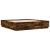 Cadru de pat cu LED stejar fumuriu 200x200cm lemn prelucrat GartenMobel Dekor