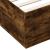 Cadru de pat cu LED stejar fumuriu 200x200cm lemn prelucrat GartenMobel Dekor