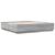 Cadru de pat cu lumini LED gri sonoma 200x200 cm lemn prelucrat GartenMobel Dekor