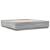 Cadru de pat cu lumini LED gri sonoma 200x200 cm lemn prelucrat GartenMobel Dekor
