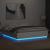 Cadru de pat cu lumini LED, alb, 180x200 cm, lemn prelucrat GartenMobel Dekor