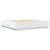 Cadru de pat cu lumini LED, alb, 180x200 cm, lemn prelucrat GartenMobel Dekor