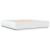 Cadru de pat cu lumini LED, alb, 180x200 cm, lemn prelucrat GartenMobel Dekor