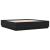 Cadru de pat cu lumini LED, negru, 180x200 cm, lemn prelucrat GartenMobel Dekor