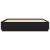 Cadru de pat cu lumini LED, negru, 180x200 cm, lemn prelucrat GartenMobel Dekor