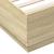 Cadru de pat cu LED stejar sonoma 180x200 cm lemn prelucrat GartenMobel Dekor