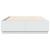 Cadru de pat cu lumini LED, alb, 160x200 cm, lemn prelucrat GartenMobel Dekor
