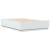 Cadru de pat cu lumini LED, alb, 160x200 cm, lemn prelucrat GartenMobel Dekor