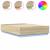 Cadru de pat cu LED stejar sonoma 160x200 cm lemn prelucrat GartenMobel Dekor