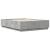 Cadru de pat cu lumini LED gri beton 160x200 cm, lemn prelucrat GartenMobel Dekor