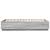 Cadru de pat cu lumini LED gri sonoma 160x200 cm lemn prelucrat GartenMobel Dekor