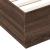 Cadru de pat cu lumini LED stejar maro 160x200cm lemn prelucrat GartenMobel Dekor