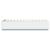 Cadru de pat cu lumini LED, alb, 150x200 cm, lemn prelucrat GartenMobel Dekor
