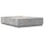 Cadru de pat cu lumini LED gri beton 150x200 cm, lemn prelucrat GartenMobel Dekor
