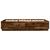Cadru pat cu lumini LED stejar fumuriu 150x200cm lemn prelucrat GartenMobel Dekor