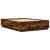 Cadru pat cu lumini LED stejar fumuriu 150x200cm lemn prelucrat GartenMobel Dekor