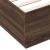 Cadru de pat cu lumini LED stejar maro 140x200cm lemn prelucrat GartenMobel Dekor