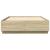 Cadru de pat cu LED stejar sonoma 120x200 cm lemn prelucrat GartenMobel Dekor