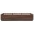 Cadru de pat cu lumini LED stejar maro 120x200cm lemn prelucrat GartenMobel Dekor