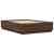 Cadru de pat cu lumini LED stejar maro 120x200cm lemn prelucrat GartenMobel Dekor