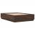 Cadru de pat cu lumini LED stejar maro 120x200cm lemn prelucrat GartenMobel Dekor