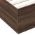 Cadru de pat cu lumini LED stejar maro 120x200cm lemn prelucrat GartenMobel Dekor