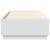 Cadru de pat cu lumini LED, alb, 100x200 cm, lemn prelucrat GartenMobel Dekor
