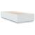 Cadru de pat cu lumini LED, alb, 100x200 cm, lemn prelucrat GartenMobel Dekor