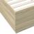 Cadru de pat cu LED, stejar sonoma, 100x200 cm, lemn prelucrat GartenMobel Dekor
