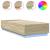 Cadru de pat cu LED, stejar sonoma, 100x200 cm, lemn prelucrat GartenMobel Dekor