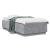 Cadru de pat cu lumini LED gri beton 100x200 cm, lemn prelucrat GartenMobel Dekor