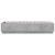 Cadru de pat cu lumini LED gri beton 100x200 cm, lemn prelucrat GartenMobel Dekor