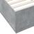 Cadru de pat cu lumini LED gri beton 100x200 cm, lemn prelucrat GartenMobel Dekor