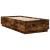 Cadru de pat cu LED, stejar fumuriu, 100x200 cm, lemn prelucrat GartenMobel Dekor