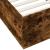 Cadru de pat cu LED, stejar fumuriu, 100x200 cm, lemn prelucrat GartenMobel Dekor