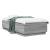 Cadru de pat cu lumini LED gri sonoma 100x200 cm lemn prelucrat GartenMobel Dekor