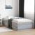Cadru de pat cu lumini LED gri sonoma 100x200 cm lemn prelucrat GartenMobel Dekor