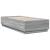 Cadru de pat cu lumini LED gri sonoma 100x200 cm lemn prelucrat GartenMobel Dekor