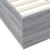 Cadru de pat cu lumini LED gri sonoma 100x200 cm lemn prelucrat GartenMobel Dekor