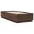 Cadru de pat cu lumini LED stejar maro 100x200cm lemn prelucrat GartenMobel Dekor