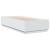 Cadru de pat cu lumini LED, alb, 90x200 cm, lemn prelucrat GartenMobel Dekor