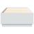 Cadru de pat cu lumini LED, alb, 90x200 cm, lemn prelucrat GartenMobel Dekor